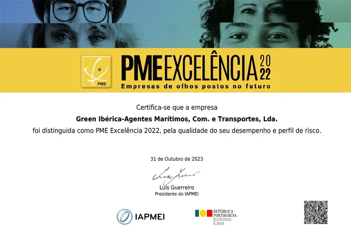 Excelência (1) Certificado PME Excelência 2022 da Green Ibérica